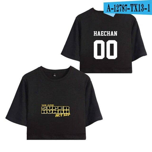 Kpop Newest NCT 127 WE ARE SUPERHUMAN Women Navel Shirt Kpop Harajuku Cool Printed Short Sleeve Fashion Summer 2019 New Navel Sexy T-shirt that you'll fall in love with. At an affordable price at KPOPSHOP, We sell a variety of NCT 127 WE ARE SUPERHUMAN Women Navel Shirt Kpop Harajuku Cool Printed Short Sleeve Fashion Summer 2019 New Navel Sexy T-shirt with Free Shipping.