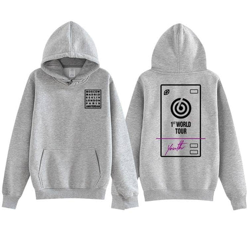 Kpop Newest New arrival kpop day6 world tour youth in europe same printing pullover hoodies fashion unisex fleece/thin loose sweatshirt that you'll fall in love with. At an affordable price at KPOPSHOP, We sell a variety of New arrival kpop day6 world tour youth in europe same printing pullover hoodies fashion unisex fleece/thin loose sweatshirt with Free Shipping.