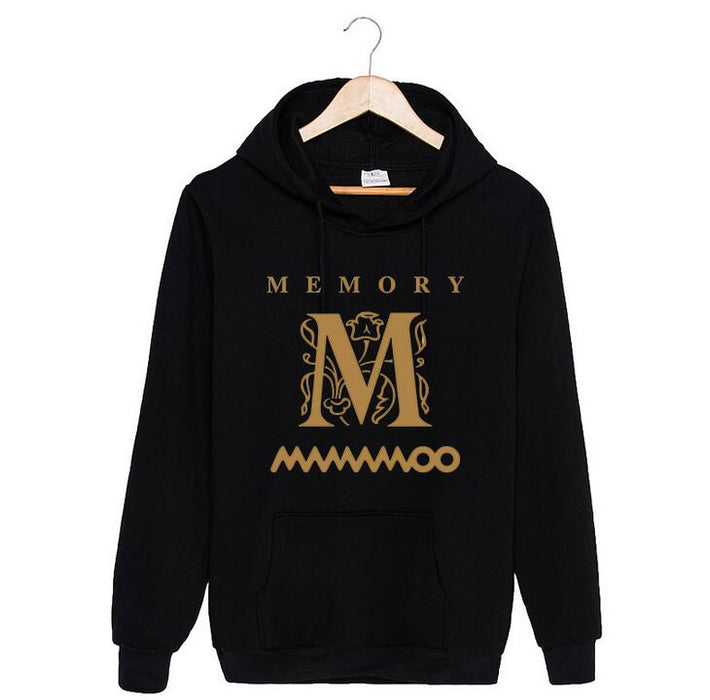 Mamamoo album memory same printing fleece hoodie