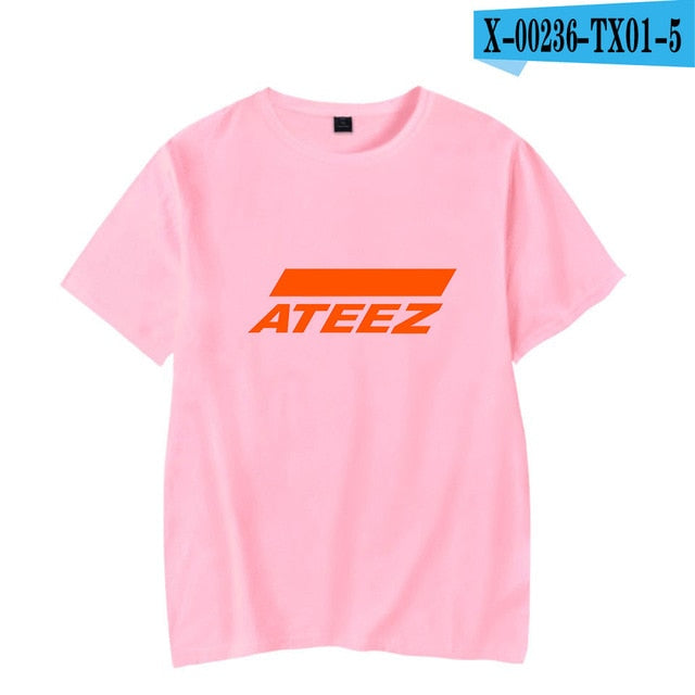 New kpop group ATEEZ T-shirt Tops Hongjoong Seonghwa Yunho Yeosang San Mingi Wooyoung Jongho ATEEZ A TEEnager Z - Kpopshop