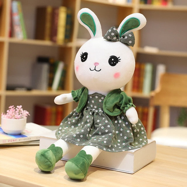 Rabbit Plush Toys Kawaii Girl Bunny Toy Child Soft Stuffed Dolls Baby Cute Stuff Doll Kawaii Plush Toy for Kids Brithday Gifts