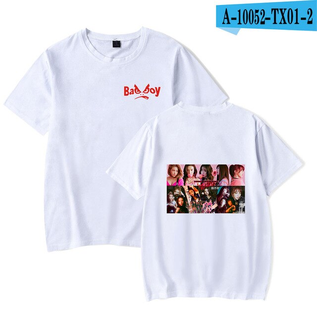 Red Velvet Kpop Fashion Printed Summer T-shirts Women/Men Short Sleeve Trendy Streetwear T-shirt 2021 Casual Fans Tee Shirts