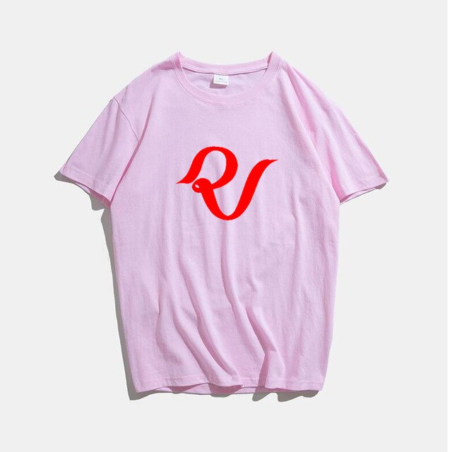 Red Velvet Ribbon T-Shirt Women Men Korean Fashion Kpop Cotton Short Sleeve Graphic T Shirts Unisex O Neck Tops