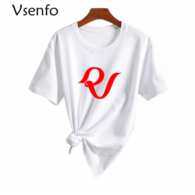 Red Velvet Ribbon T-Shirt Women Men Korean Fashion Kpop Cotton Short Sleeve Graphic T Shirts Unisex O Neck Tops