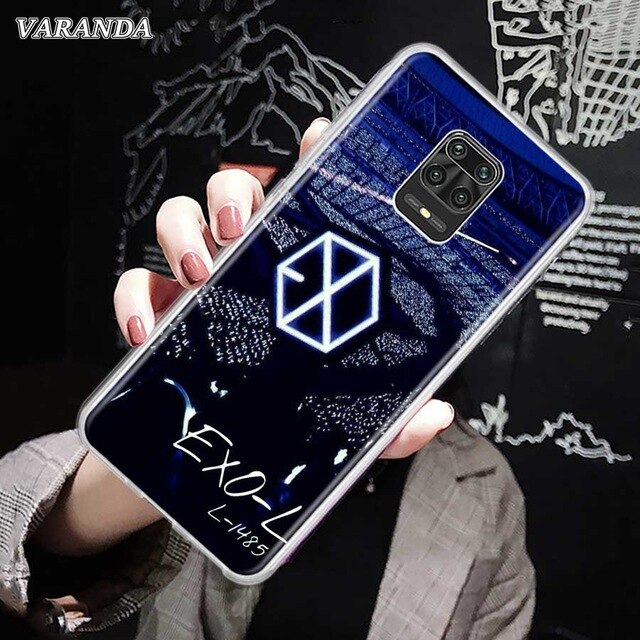 EXO Silicone Phone Case For Xiaomi Redmi 9 9A 9C 8 8A 7 7A Note 9 9S 8 8T 9 Pro 7 Soft Back Cover Coque Kpop EXO Lucky One