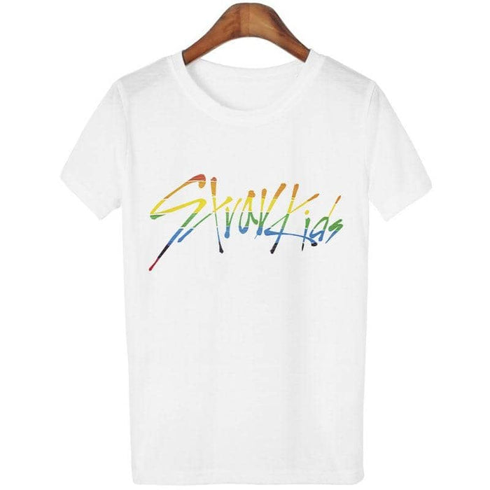 Kpop Newest Stray Kids Kpop Harajuku Fashion T-shirt Women Short Sleeve Casual Loose Clothes Straykids Letter Printed T Shirt Tops For Women that you'll fall in love with. At an affordable price at KPOPSHOP, We sell a variety of Stray Kids Kpop Harajuku Fashion T-shirt Women Short Sleeve Casual Loose Clothes Straykids Letter Printed T Shirt Tops For Women with Free Shipping.