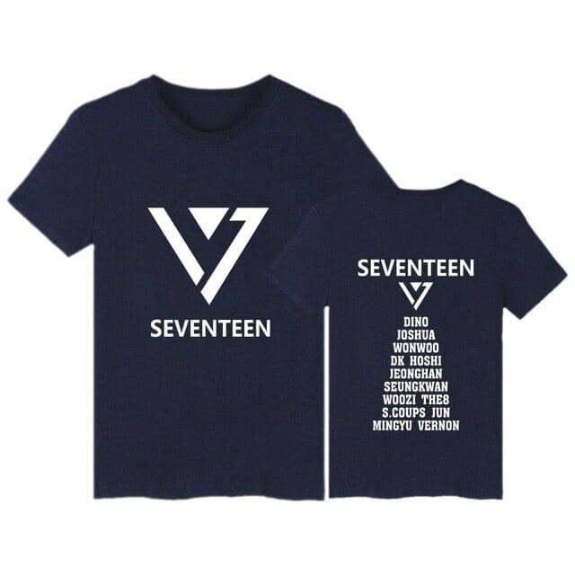 Kpop Newest Summer Kpop Seventeen T Shirt with Short Sleeve Fashion Cotton T-Shirt Seventeen tshirt for Young teen Plus Size tee Clothing that you'll fall in love with. At an affordable price at KPOPSHOP, We sell a variety of Summer Kpop Seventeen T Shirt with Short Sleeve Fashion Cotton T-Shirt Seventeen tshirt for Young teen Plus Size tee Clothing with Free Shipping.