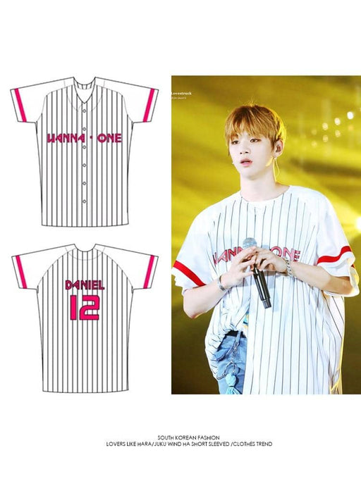 Kpop Newest WANNA ONE Baseball Uniform T shirt Summer Kpop BF Hip Hop Befree Men Women Top Preppy Style Short Sleeve O-neck Plus Size Jersey that you'll fall in love with. At an affordable price at KPOPSHOP, We sell a variety of WANNA ONE Baseball Uniform T shirt Summer Kpop BF Hip Hop Befree Men Women Top Preppy Style Short Sleeve O-neck Plus Size Jersey with Free Shipping.