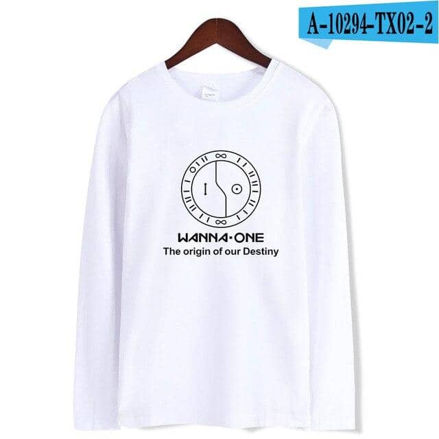 Kpop Newest Wanna One T-shirts Kpop Loose Long Sleeve Hip Hop Casual Tops T-shirts Fashion Style Printed Streetwear Tee Shirts Wanna One that you'll fall in love with. At an affordable price at KPOPSHOP, We sell a variety of Wanna One T-shirts Kpop Loose Long Sleeve Hip Hop Casual Tops T-shirts Fashion Style Printed Streetwear Tee Shirts Wanna One with Free Shipping.