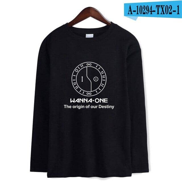 Kpop Newest Wanna One T-shirts Kpop Loose Long Sleeve Hip Hop Casual Tops T-shirts Fashion Style Printed Streetwear Tee Shirts Wanna One that you'll fall in love with. At an affordable price at KPOPSHOP, We sell a variety of Wanna One T-shirts Kpop Loose Long Sleeve Hip Hop Casual Tops T-shirts Fashion Style Printed Streetwear Tee Shirts Wanna One with Free Shipping.