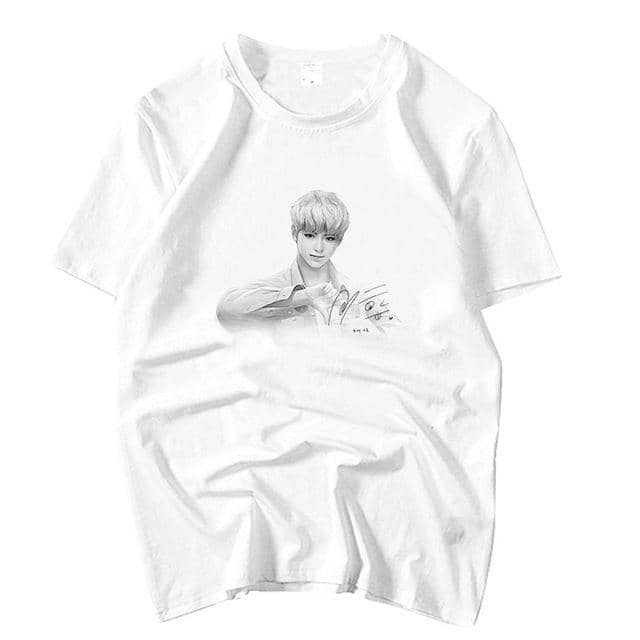 Kpop Newest Wanna one member hand drawing and signature printing o neck short sleeve t shirt summer kpop unisex white loose t-shirt that you'll fall in love with. At an affordable price at KPOPSHOP, We sell a variety of Wanna one member hand drawing and signature printing o neck short sleeve t shirt summer kpop unisex white loose t-shirt with Free Shipping.