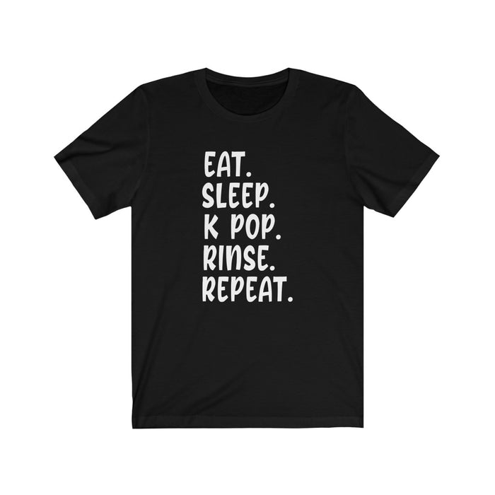 Eat Sleep K Pop Rinse Repeat T-Shirt - Trendy Kpop T-shirts - Kpop Classic T-Shirt