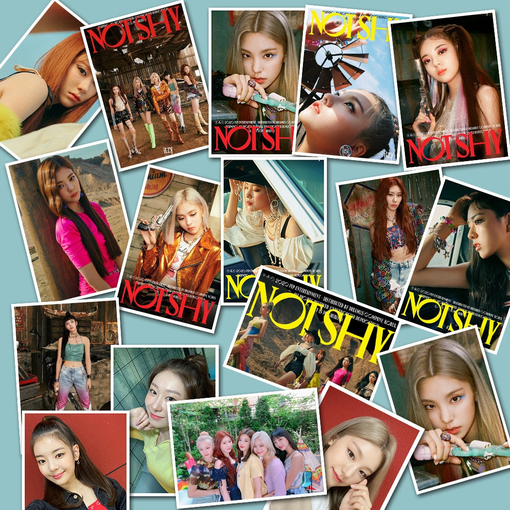 kpop ITZY photocard New photo album Not Shy k-pop ITZY Cards — Kpopshop