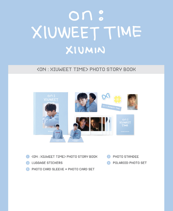 [PRE-ORDER] - EXO XIUMIN - ON : XIUWEET TIME PHOTO STORY BOOK — Kpopshop