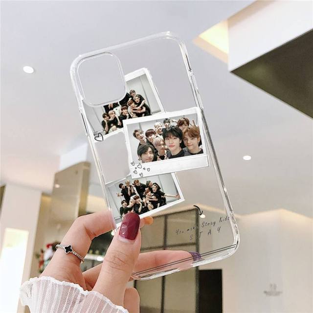 stray kids boy group kpop Phone Case For iphone 13 12 11 8 7 plus mini x xs xr pro max Transparent soft art tickets coque