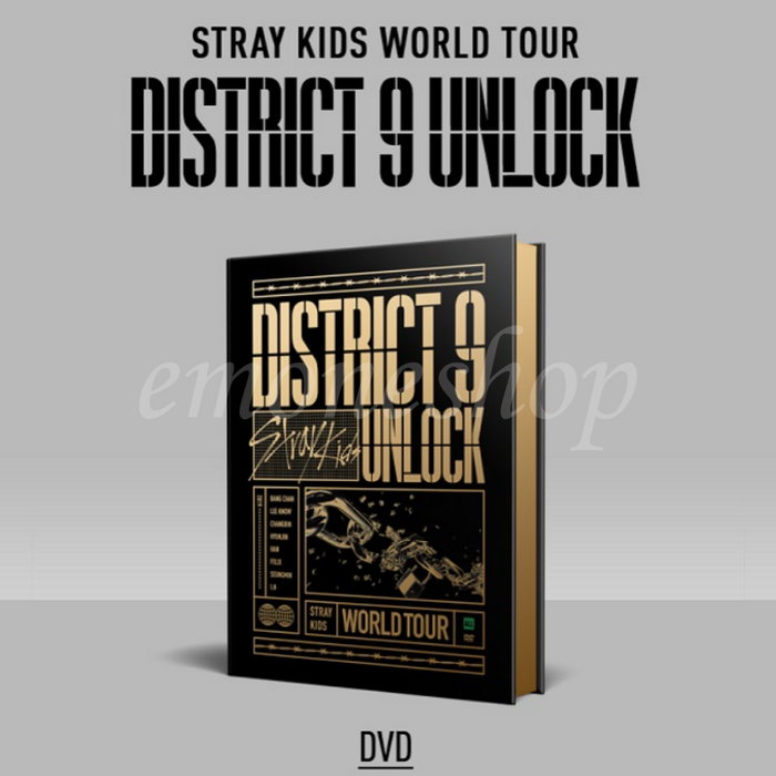 KPop Album STRAY KIDS [ District 9 : Unlock - in SEOUL ] WORLD TOUR DVD / BLU-RAY