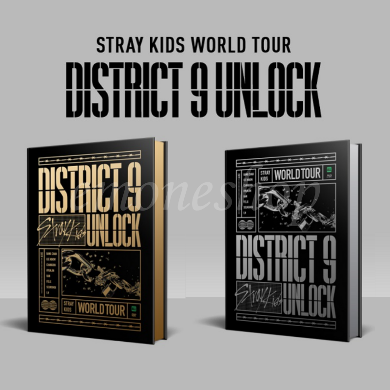 KPop Album STRAY KIDS [ District 9 : Unlock - in SEOUL ] WORLD TOUR DVD /  BLU-RAY