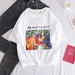 Kpopshop Originals - T-shirts Rainbow Striped Soft Loose Embroidery T-shirt - Kpopshop